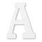 12 Pack: 4.75" White Wood Letter by Make Market®